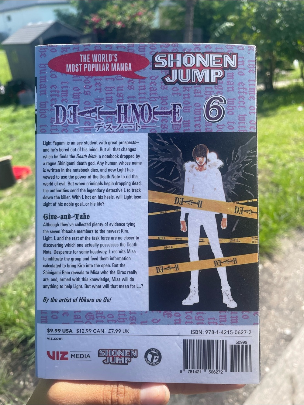Manga Death Note Vol. 6 Purple Black Yellow Cover (Shonen Jump)